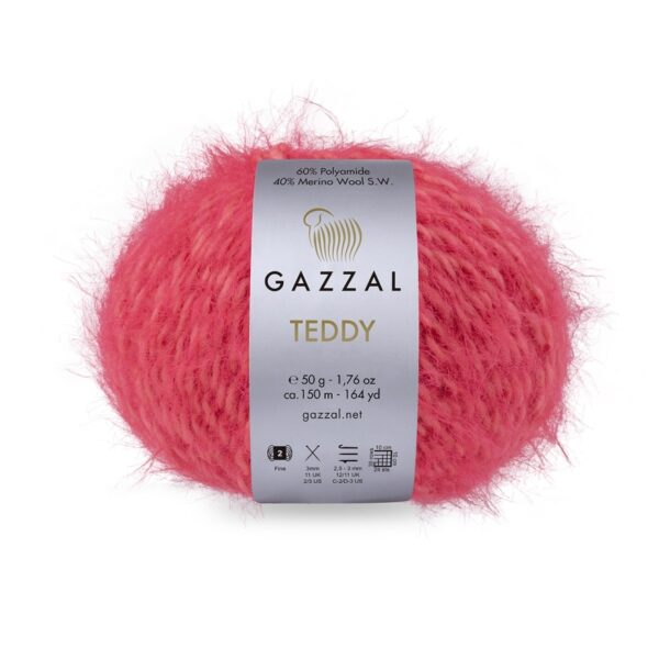 Пряжа Gazzal Teddy 6542