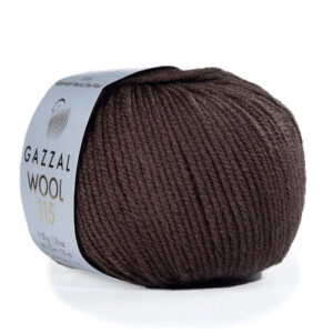 Пряжа Gazzal Wool 115 цвет 3313