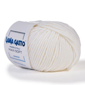 Пряжа Lana Gatto Maxi Soft цвет 10001