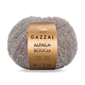 Пряжа Gazzal Alpaca boucle цвет 122