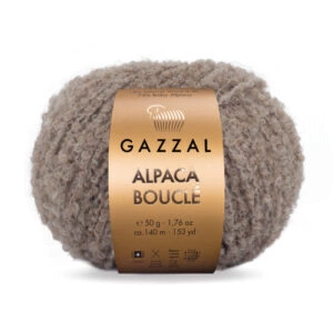 Пряжа Gazzal Alpaca boucle цвет 123