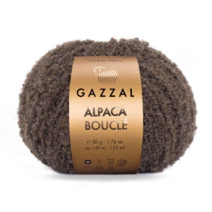 Пряжа Gazzal Alpaca boucle цвет 127