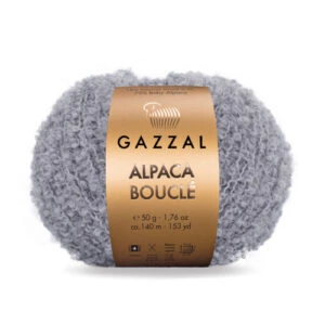 Пряжа Gazzal Alpaca boucle цвет 128